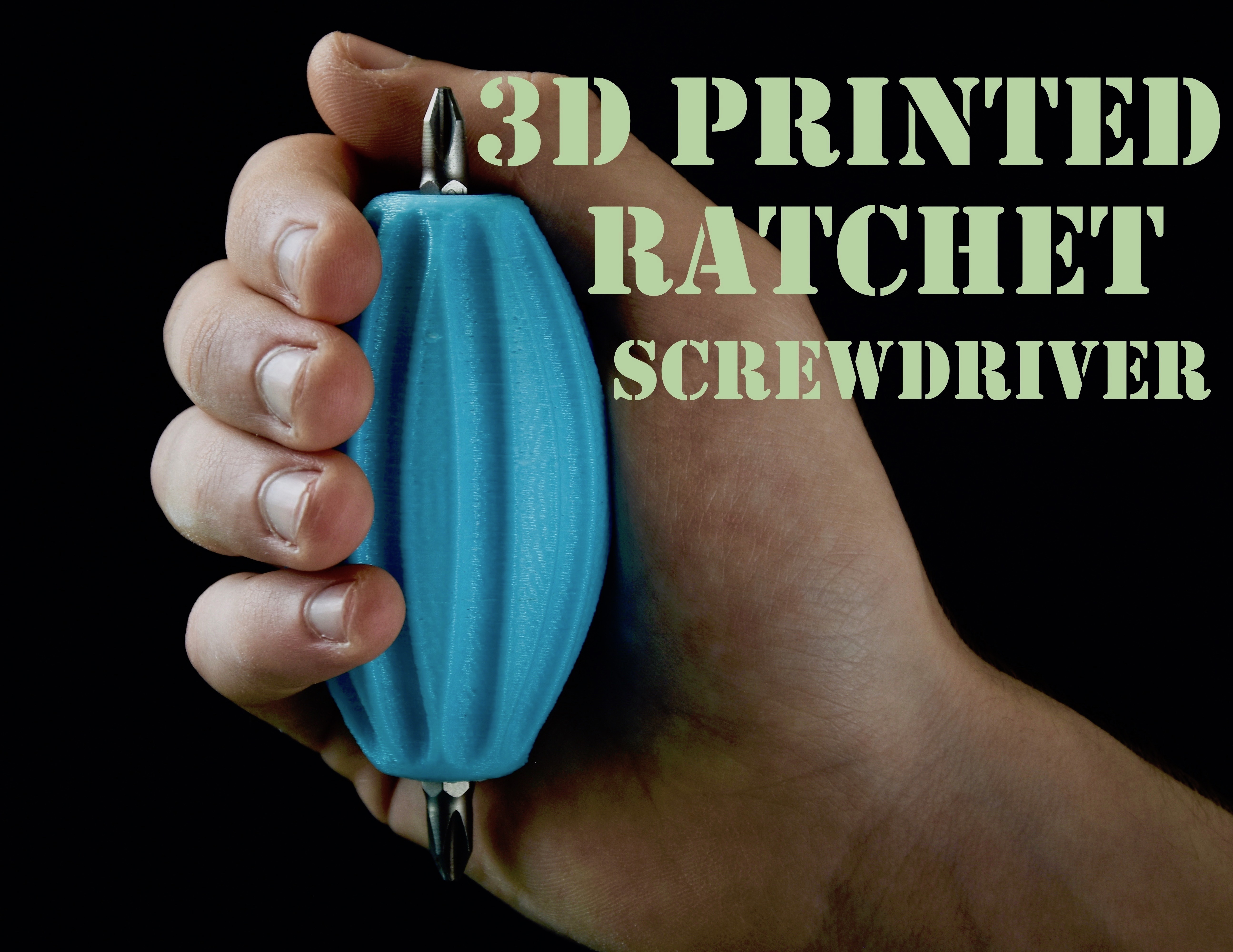 gedruckten 3d Ratsche Schraubendreher pinshape design tool mechanical contest 3D print model - Mito3D