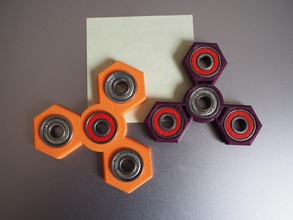 filateurs o3d v1 orange v2 violet pinshape roulements rouge d'orange jouet fidget spinner olba3dprinting 3d print model - Mito3D