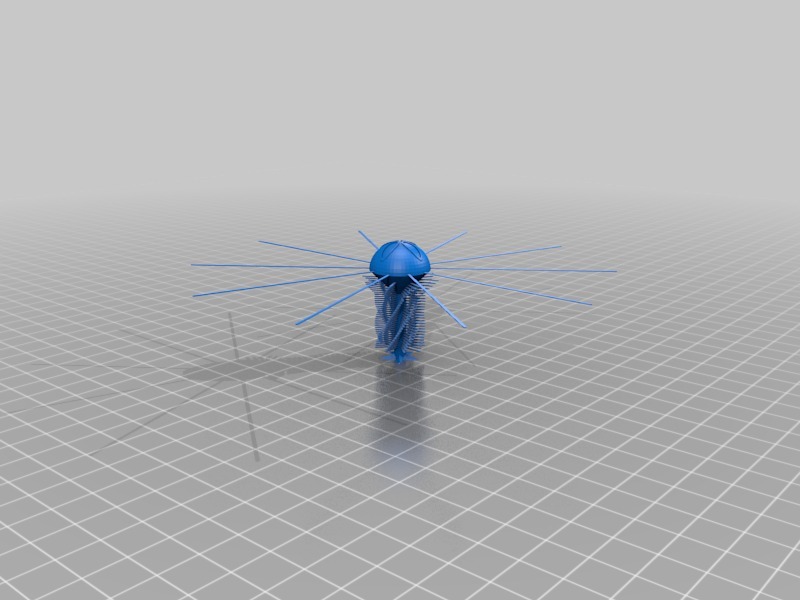 jellyfish pinshape customized 3D print model - Mito3D