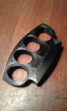 plas knuckles pinshape knuckleduster 3d print model - Mito3D