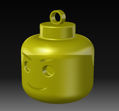 lego cabeça brincos pinshape brinco 3d print model - Mito3D