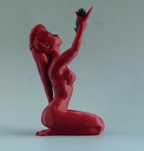 Zauberin pinshape Zauberei unterstützt magic fantasy Schönheit Halter Stift Skulptur Frau 3d print model - Mito3D
