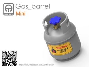 barilotto gas pinshape barile barili 3d print model - Mito3D