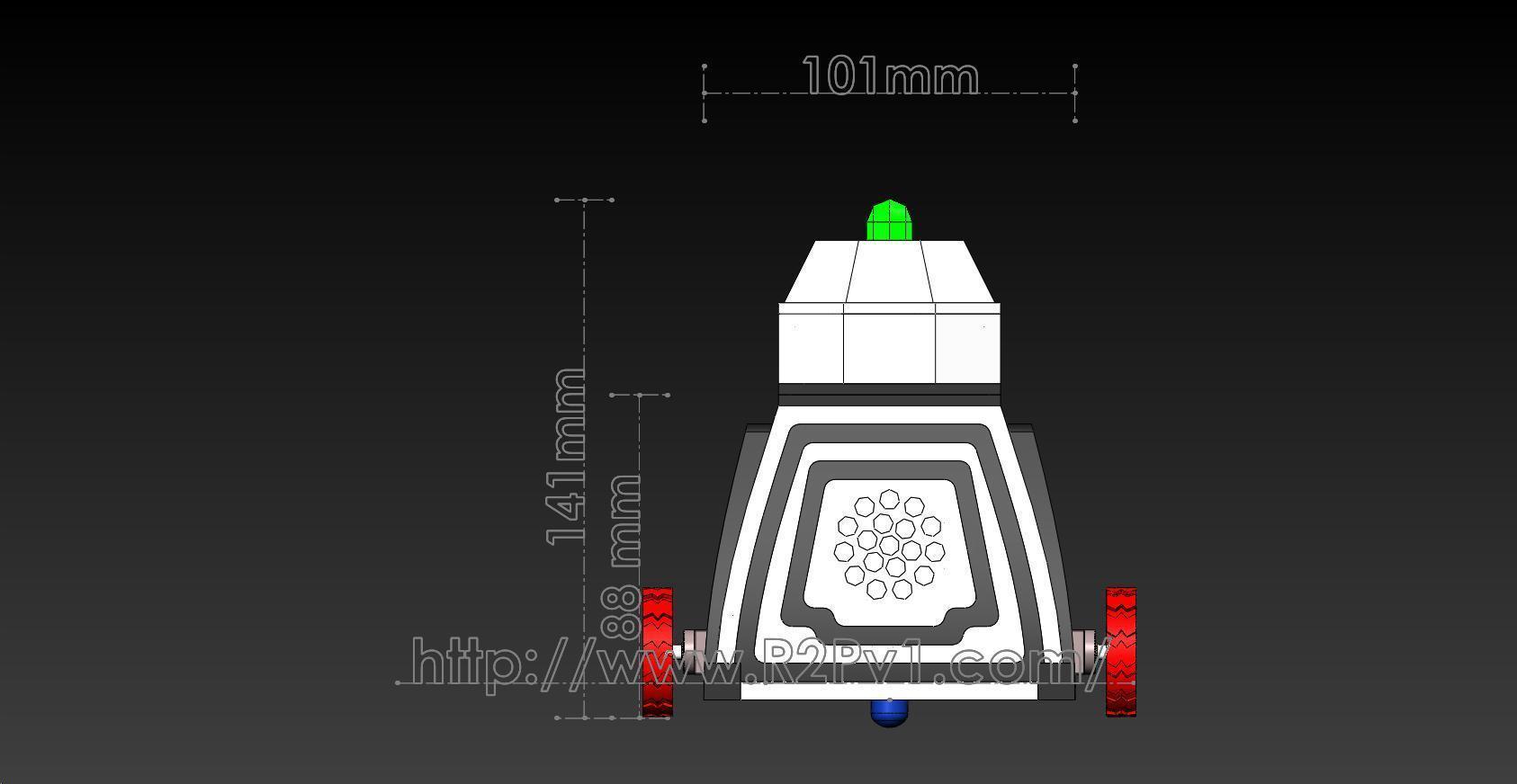 minifloppysuperherobot6 pinshape teatro superherobot billybot minifloppybot robotoons roboguts r2pv1com wperko solidworksmagi 3D print model - Mito3D