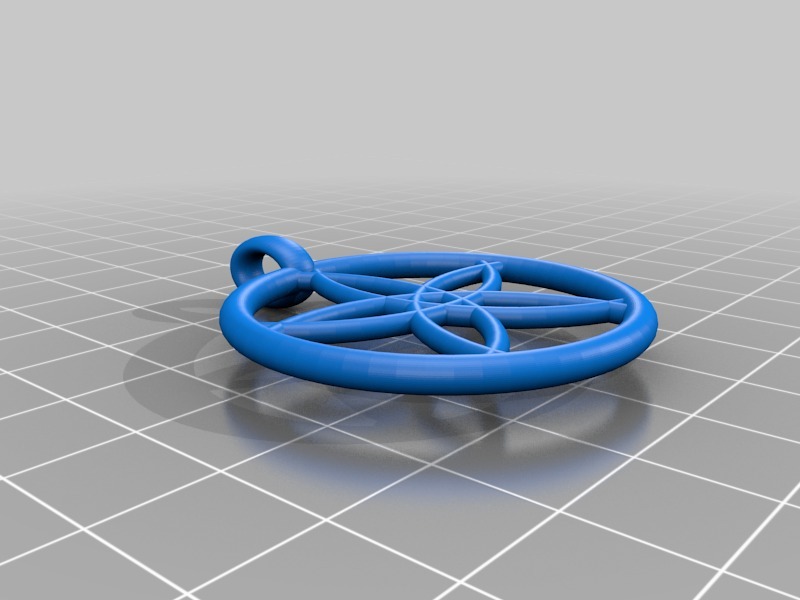 mouron pendentif pinshape personnalisé 3D print model - Mito3D