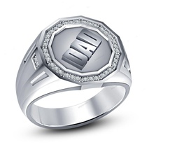 papà mens anello banda modello cad 3d formato stl pinshape gioielli Modello fidanzamento nozze speciale uomo band uomini ring 3d print model - Mito3D