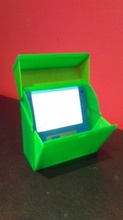 3 5 pulgadas disco cuadro pinshape origami discos caja tapa Diseño 3d 3d print model - Mito3D
