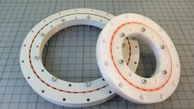 slew bearing parametric design fusion 360 pinshape 3d-design 3d print model - Mito3D