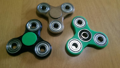 fidget tri-spinner pinshape spinning-toy fidget-spinners spinners spinner-caps fun-for-all-ages kids-toy toy fun tri spinner adhd fidget-spinner 3d print model - Mito3D