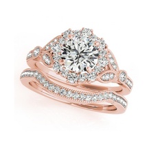 Modèle 3d l'engagement mariée bague réglage pinshape stl mariage l'anneau modèle cad bijoux 3d print model - Mito3D