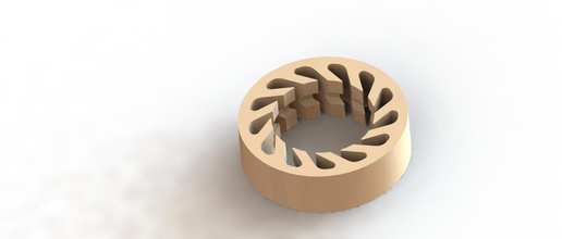 Stampato in 3d cuscinetto pinshape meccanica progettazione concorso lubrificazione plastica produzione funzione movimento 3dprinted 3d print model - Mito3D