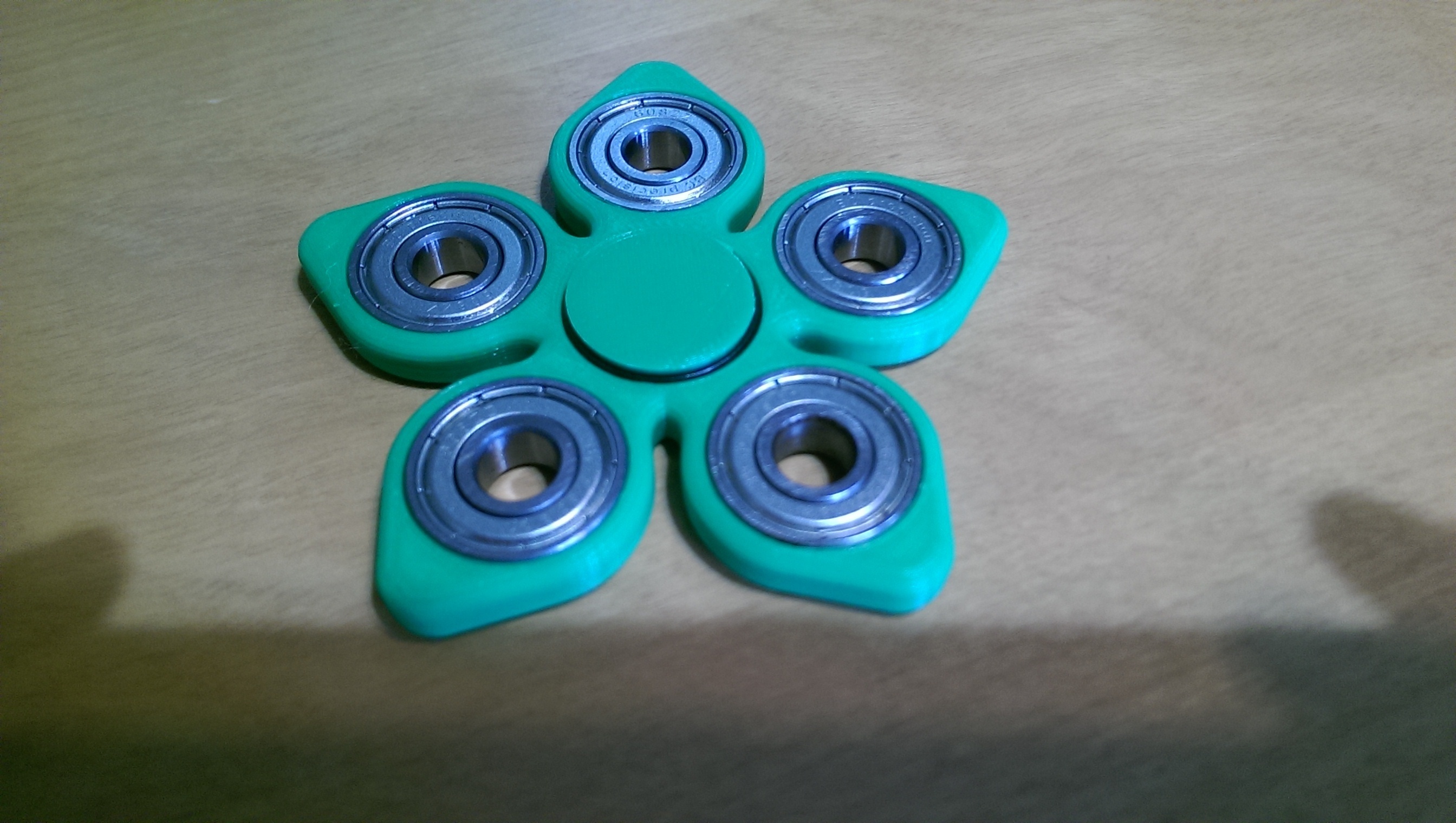 çiçek fidget spinner pinshape eğlenceli yaş çocuk oyuncakları caps DEHB oyuncak 3D print model - Mito3D