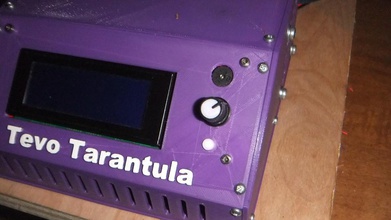 tevo tarantula control knob insert pinshape tevo-tarantula 3d print model - Mito3D