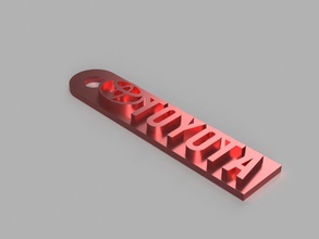 toyota Anahtarlık modeli pinshape 3d tasarım 3d print model - Mito3D