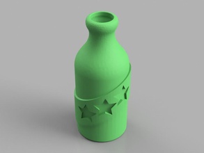 bebida lutador garrafa emblema pinshape 3d design 3d print model - Mito3D