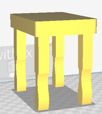 mesa pinshape Tabelle 3D print model - Mito3D