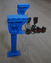 broken column gondor Szenografie warhammer pinshape Herr Ringe Miniatur Spalte lotr 3d print model - Mito3D