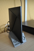 nvidia shield tv stand basement pinshape simple 3d print model - Mito3D