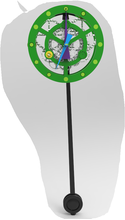 fully functional grandfather clock-pendulum powered pinshape mechanical-design-contest complex gears pendulum mechanical clock 3d print model - Mito3D