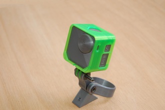 mokacam çerçeve pinshape uzatılmış pil fotoğraf video bisiklet aksiyon kamera 3d print model - Mito3D