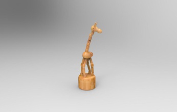 giraffe pinshape 3d drucken Modell Spielzeug 3d print model - Mito3D