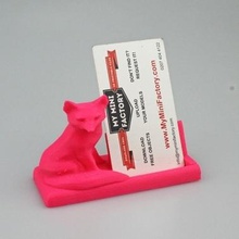 fox business card holder pinshape strumenti strumento office volpi 3d print model - Mito3D