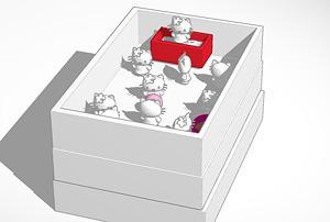 kitty pet shop pinshape Conception 3d 3d print model - Mito3D