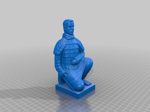 Terrakotta Krieger pinshape Geschichte Chinesisch 3d scan 3d print model - Mito3D