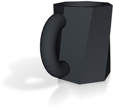 kleinere pinshape Tassen cups cup coffe Kaffee Tasse 3d print model - Mito3D