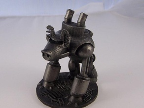 metal cerdo pinshape 15mm 25mm 28mm juego mech modelo multiverso robot sci fi gratuita tinkercad juguete wargame 3d print model - Mito3D