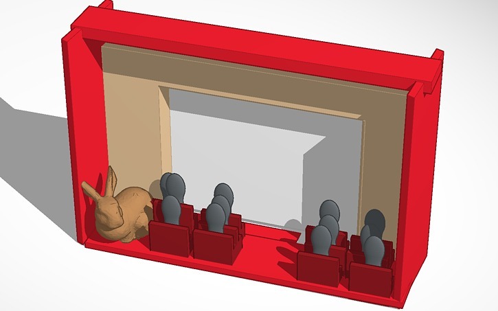 iphone cinema páscoa pinshape teatros teatro coelho 3D print model - Mito3D