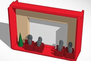 iphone movie theater christmas pinshape 3d-design 3d print model - Mito3D
