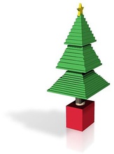 chrisy tree pinshape xmas trees christmas 3d print model - Mito3D