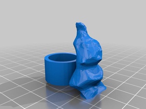 gnome ring pinshape 3d-design 3d print model - Mito3D