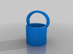 bucket basket vase pinshape vases containers container buckets baskets 3d print model - Mito3D