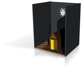 nativity stable pinshape 3d-design 3d print model - Mito3D