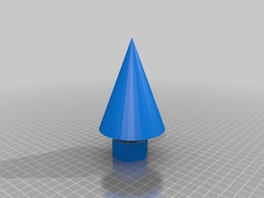 cône noël arbre pinshape Conception 3d 3d print model - Mito3D
