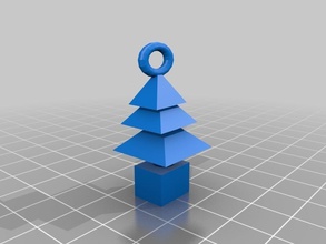 3d xmas tree pulseira charme pinshape design 3d print model - Mito3D