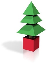 árbol navidad ornamento pinshape Diseño 3d 3d print model - Mito3D