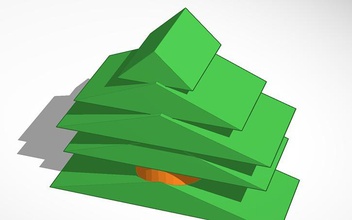 árbol navidad normal archivos + minecraft archivo pinshape Diseño 3d 3d print model - Mito3D