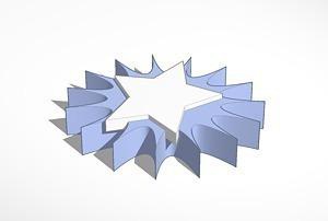 star soleil coaster pinshape Conception 3d 3d print model - Mito3D