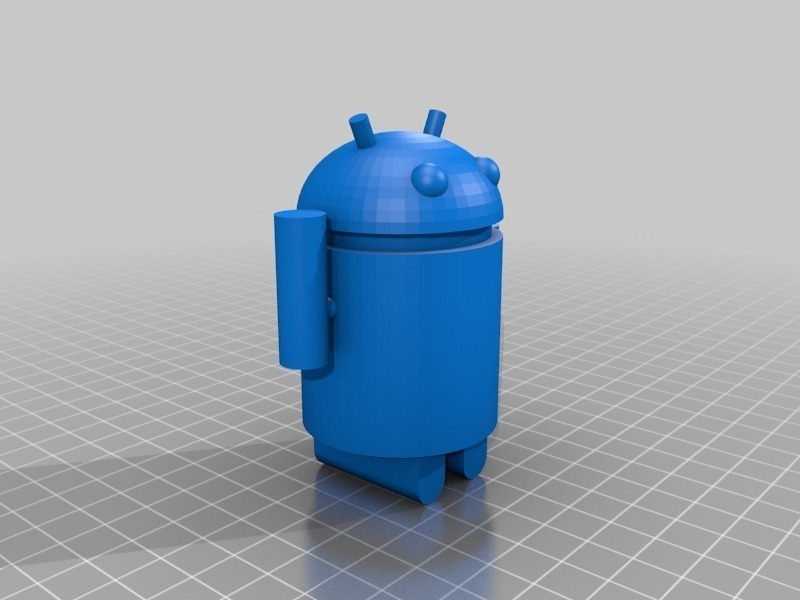 customized android figure pinshape 3D print model - Mito3D