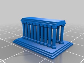 personalizado templo griego 1 pinshape 3d print model - Mito3D