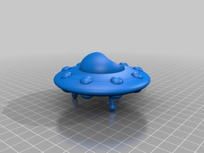 customized sports model flying saucer tone version pinshape 3d print model - Mito3D