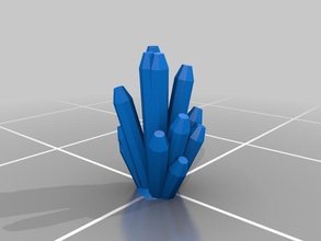 customized custom crystals pinshape 3d print model - Mito3D