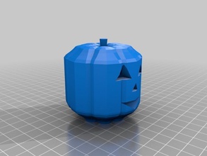 customized jack-o-lantern pinshape 3d print model - Mito3D