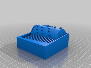 customized parametric music box pinshape 3d print model - Mito3D