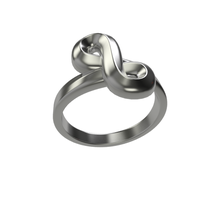 infinity ring pinshape elle jóias design contest 3d print model - Mito3D