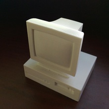 klasik minyatür pinshape Masaüstü 486 crt eski erkek bilgisayar 3d print model - Mito3D