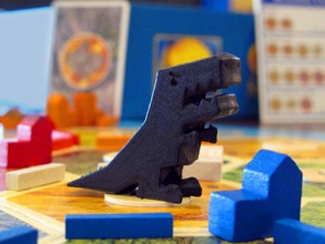 robber rex pinshape zheng3 tyrannosaurus trex settlers catan notseej dinosaur boardgame 3d print model - Mito3D